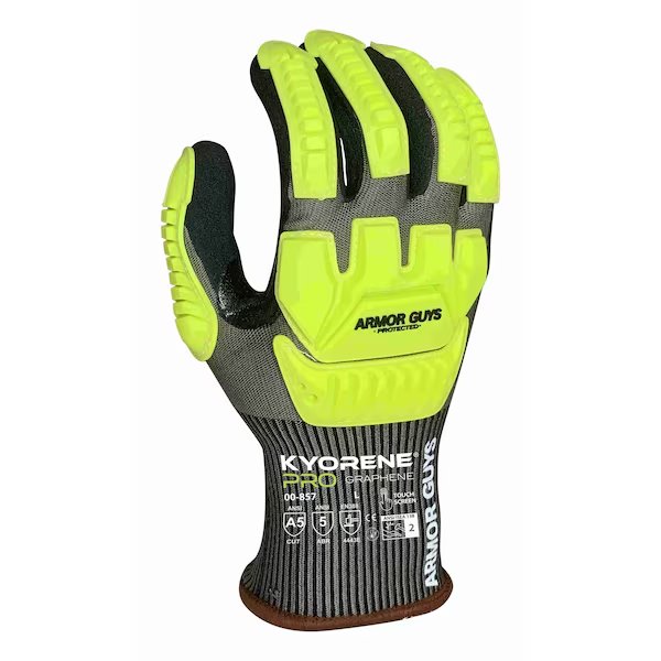 15g  Graphene Liner with Black HCT MicroFoam Nitrile Palm Coating (XL) PK Gloves, Kyorene Pro, Mfr#: 00-857 (XL)