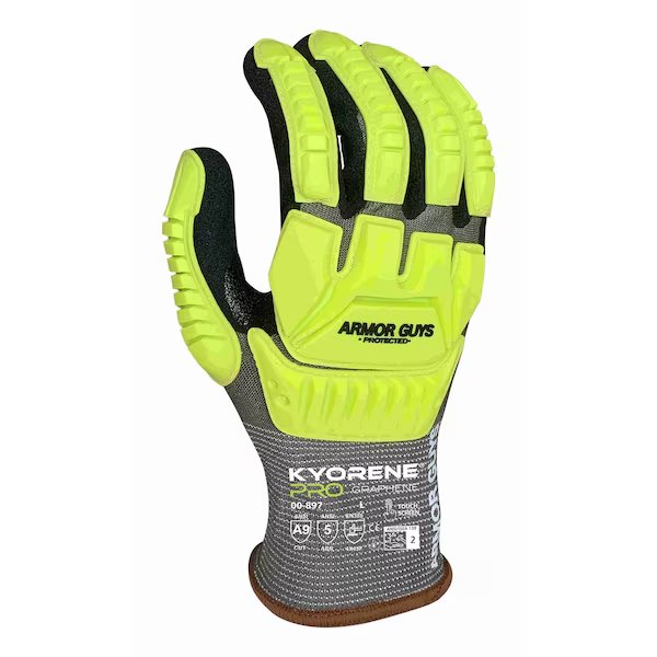 18g  Graphene Liner with Black HCT MicroFoam Nitrile Palm Coating (S) PK Gloves, Kyorene Pro, Mfr#: 00-897 (S)