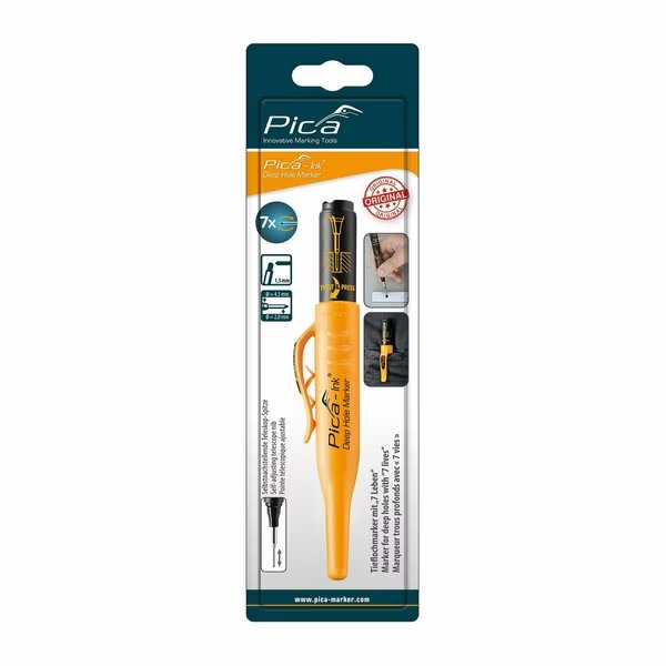 -Ink Deep Hole Marker, Black, Pica, Mfr#: 150/46/SB