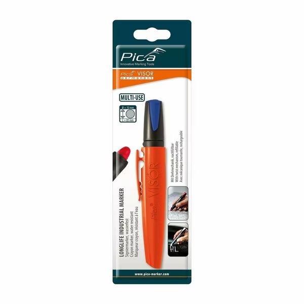 Visor Refillable Multi-Use Marker, Blue, Pica, Mfr#: 990/41/SB