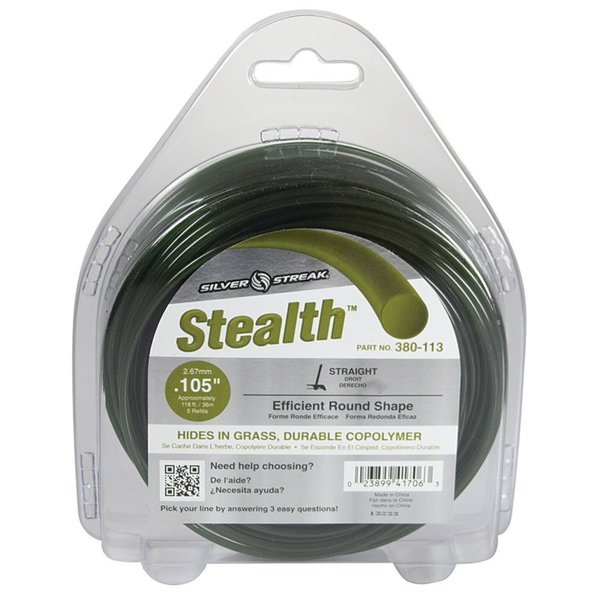 Stealth Trimmer Line - .105 1/2 Lb. Donut, Approximate Length 118'; 380-113, Stens, Mfr#: 380-113