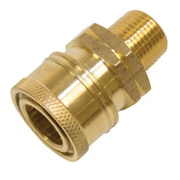 Quick Coupler Socket For 3/8" Male Brass; 758-902, Stens, Mfr#: 758-902