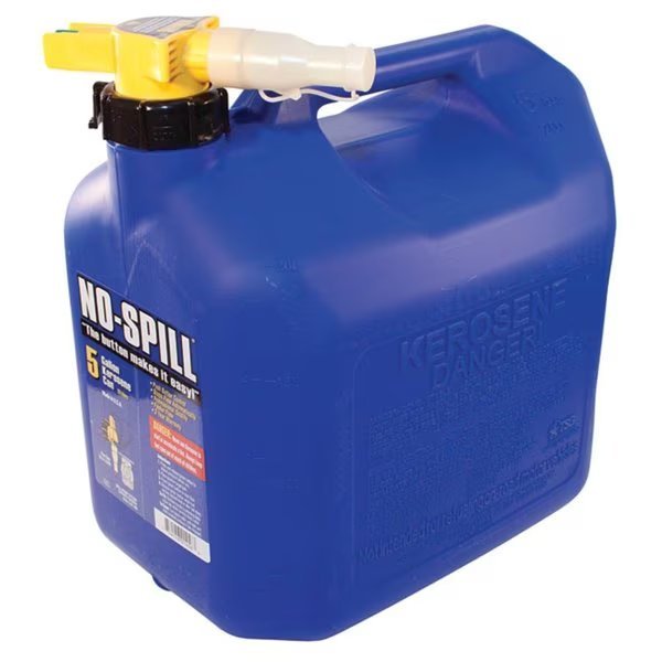 NO-SPILL Blue 5 Gallon No Spill Fast Flow Portable Fuel Can - Professional Quality, No-Spill, Mfr#: 765-106