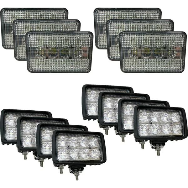 TIGERLIGHTS LED Light Kit-Compatible with/Replacement for Case/IH, 12V-Off-Road Light, Tiger Lights, Mfr#: CaseKit-2