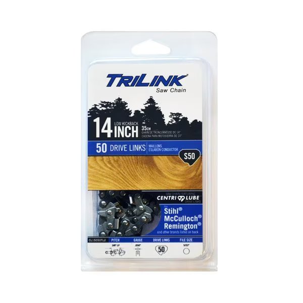 Chainsaw Chain 3/8 LP Semi-Chisel .050 50DL for Homelite EL12;, Trilink, Mfr#: CL15050TL2