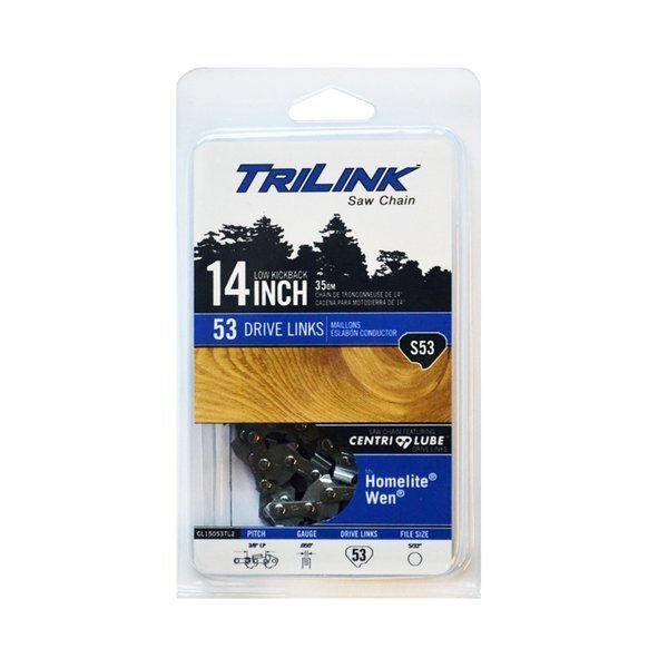 Chainsaw Chain 3/8 LP Semi-Chisel .050 53DL for Earthwise M1L-KW-305;, Trilink, Mfr#: CL15053TL2