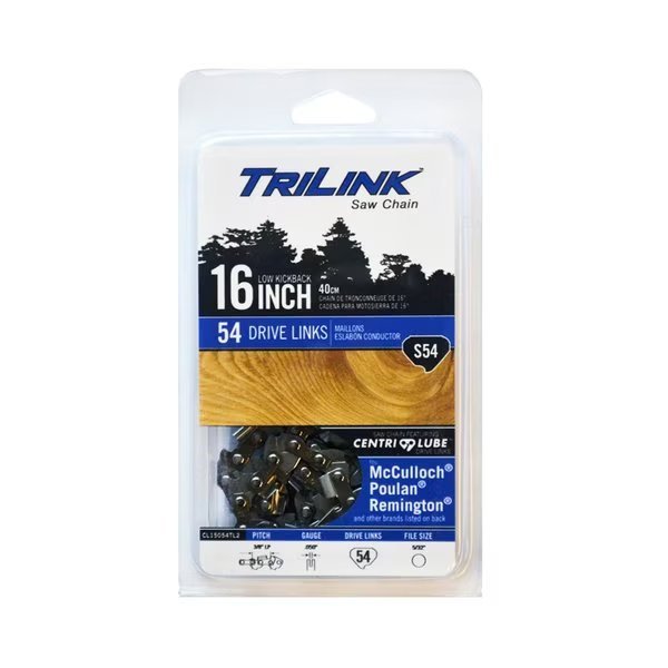 Chainsaw Chain 3/8 LP Semi-Chisel .050 54DL for Wen/Wagner 3816;, Trilink, Mfr#: CL15054TL2