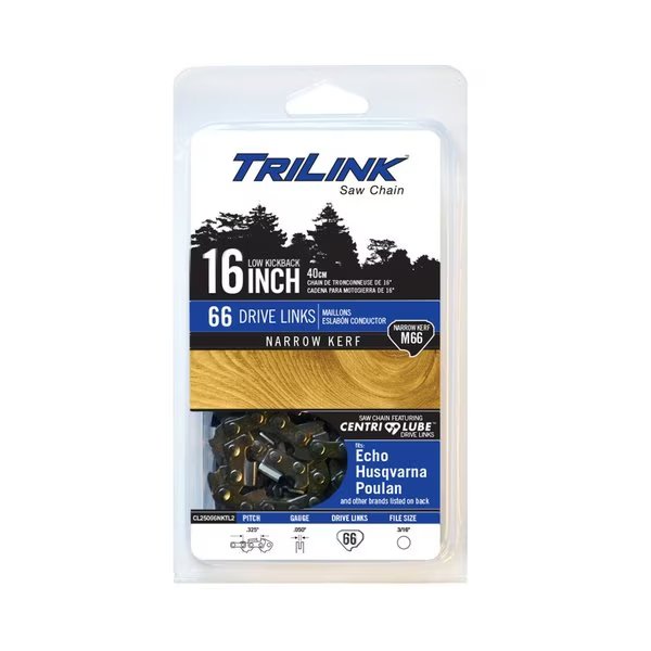 Chainsaw Chain .325 Semi-Chisel .050 66DL NK for Troy-bilt TB4620;, Trilink, Mfr#: CL25066NKTL2