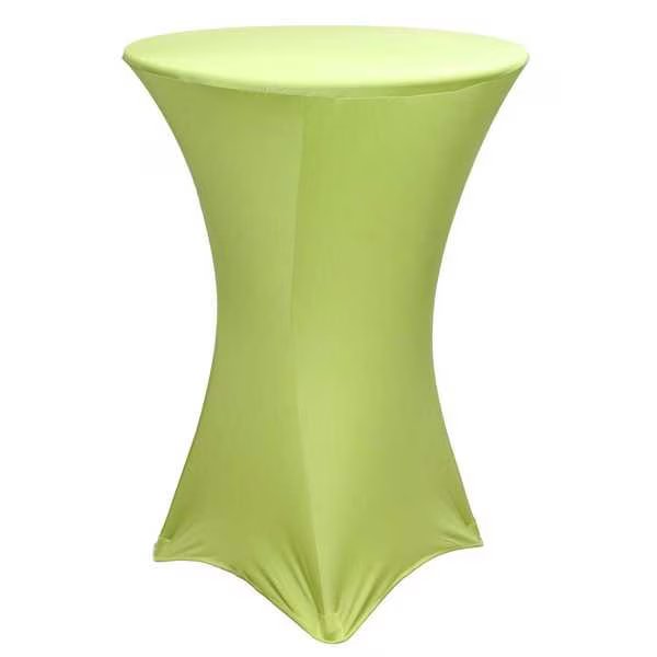 Spandex Fitted Stretch Table Cover for 30" Cocktail Table, Sage, Atlas Commercial Products, Mfr#: SP-CTC-06