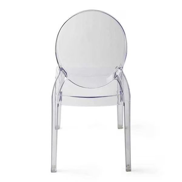 Sofia Stacking Chair with UV Protection Chair, Clear, Atlas Commercial Products, Mfr#: SC4CLR