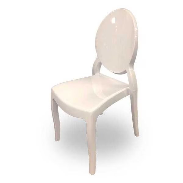 Sofia Stacking Chair with UV Protection, White, Atlas Commercial Products, Mfr#: SC4WH