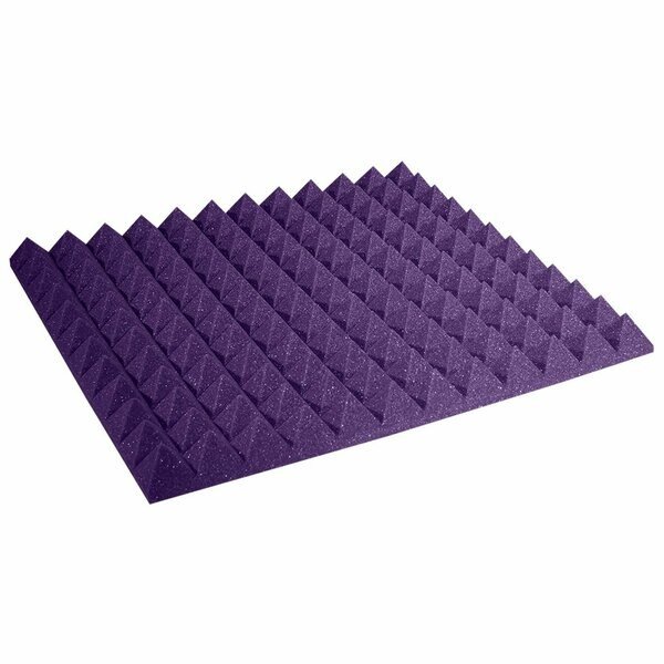 2 in. StudioFoam Pyramid, 12PK, Auralex Acoustics, Mfr#: 2" StudioFoam Pyramid