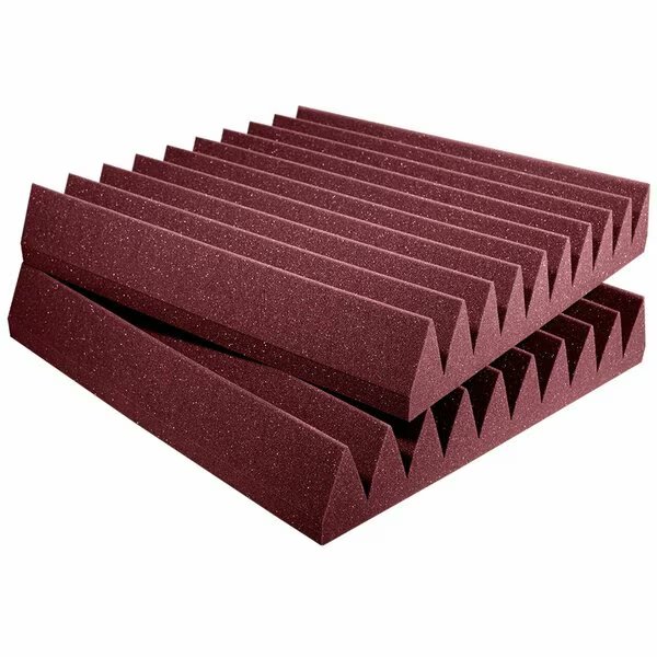4 in. StudioFoam Wedge, 12PK, Auralex Acoustics, Mfr#: 4" StudioFoam Wedge