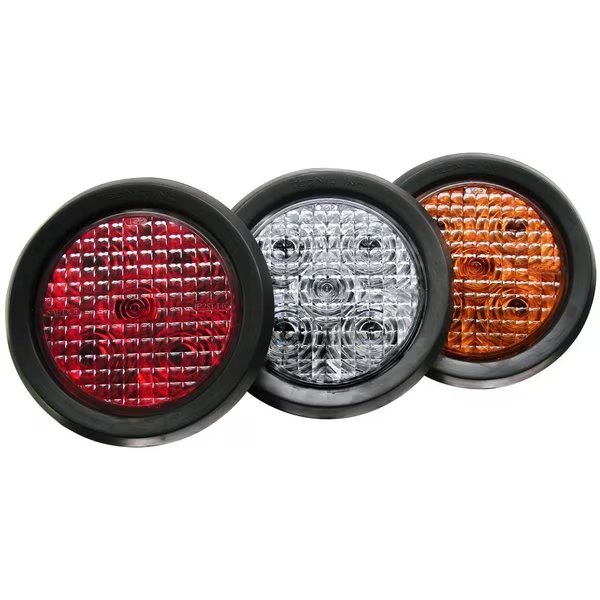 4" Round Stt Clr Lens Grmmt Mnt 3 Pole, Tecniq, Mfr#: TQ T40-RC0T-1