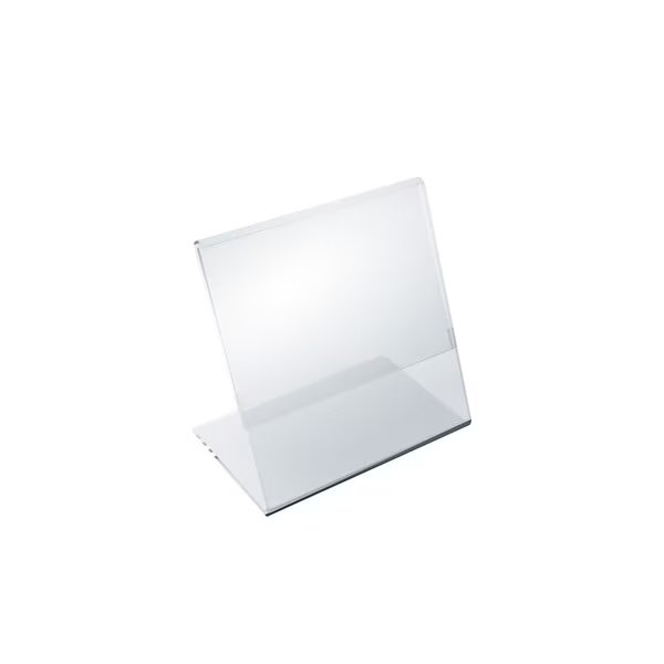 3.5"W x 3.5"H Angled Sign Holder, PK10, Azar Displays, Mfr#: 112738