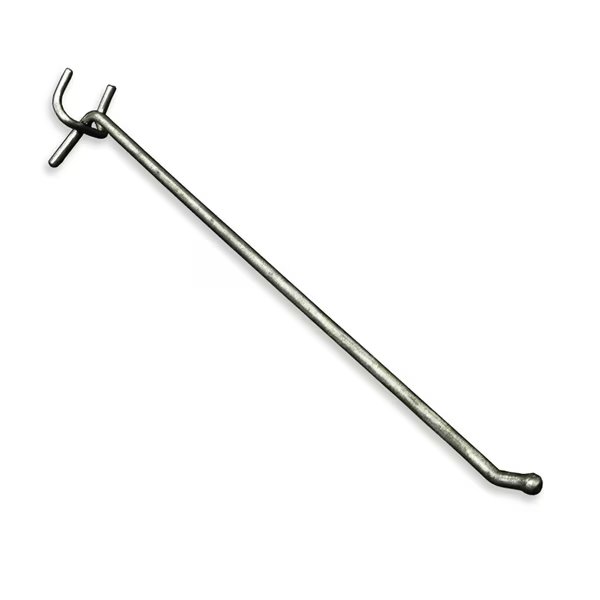 10" Metal Wire Hook: 0.187" Dia., PK50, Azar Displays, Mfr#: 700810