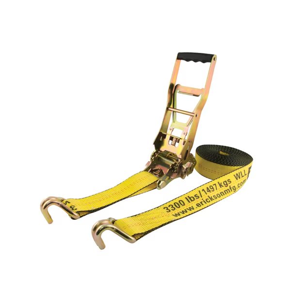 2"X40Ft 10,000 lb Multiplier Ratchet Strap w/ "J" Hks "Bale Boss" Bulk, Erickson, Mfr#: 58542