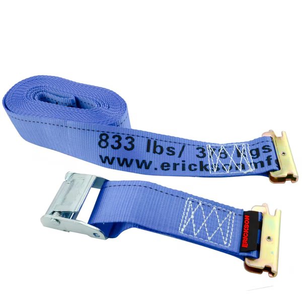 2"X10Ft 2000 lb Cam Lock Logistic Strap Bulk, Erickson, Mfr#: 59151
