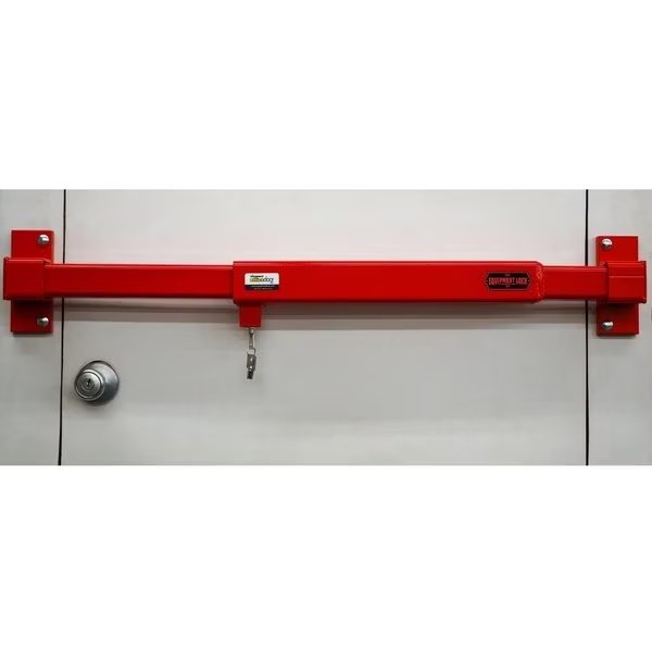 Job Office Door Lock, Adjustable to fit 32" - 40" wide doors, The Equipment Lock Company, Mfr#: JODL-RK