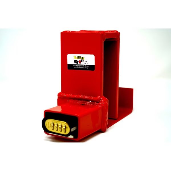 Rolling Door Lock secures the handle of a roll up door in the downward position, The Equipment Lock Company, Mfr#: RDL-C