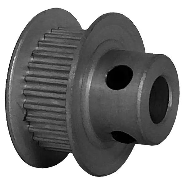 28-2P06-6FA3, Timing Pulley, Aluminum, Clear Anodized, , B B Manufacturing, Mfr#: 28-2P06-6FA3
