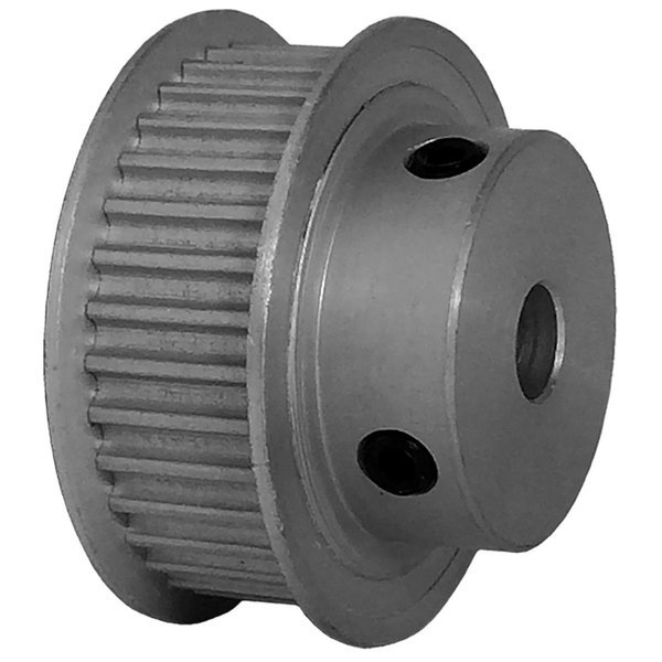 34-3P09M6FA6, Timing Pulley, Aluminum, Clear Anodized, , B B Manufacturing, Mfr#: 34-3P09M6FA6
