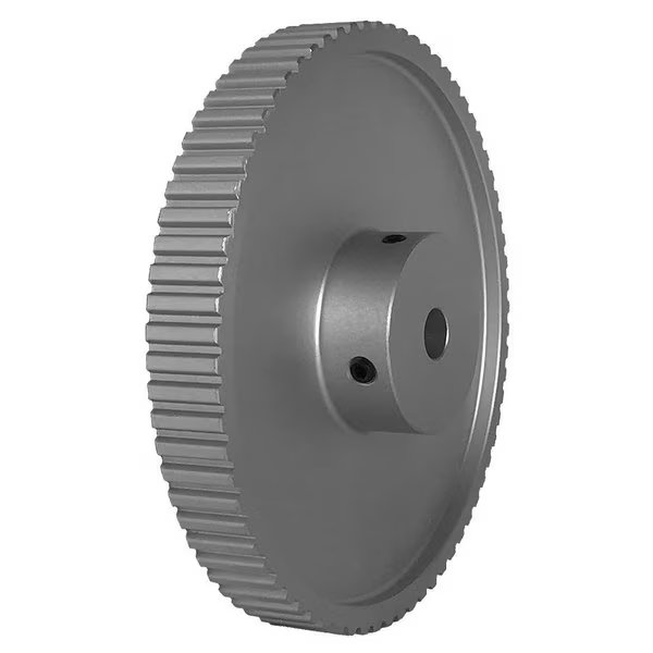 72XL037-6WA5, Timing Pulley, Aluminum, Clear Anodized, , B B Manufacturing, Mfr#: 72XL037-6WA5