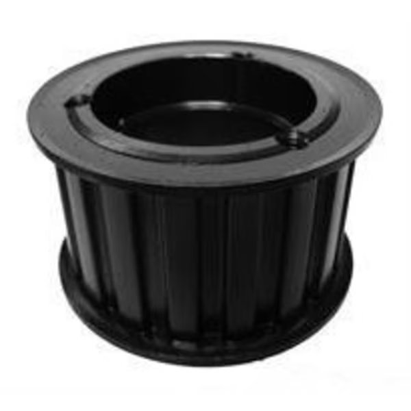 QD36H150, Timing Pulley, Cast Iron, Black Oxide, , B B Manufacturing, Mfr#: QD36H150