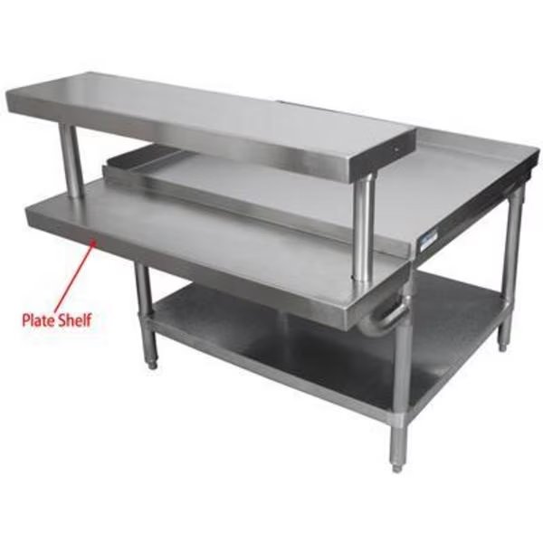 24" Adjustable Plate Shelf For Equipment Stand, Bk Resources, Mfr#: EQ-PS24
