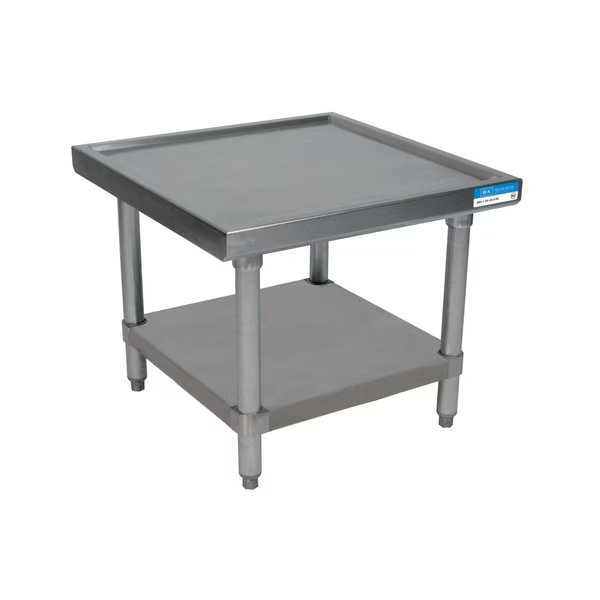 Stainless Steel Machine Stand with Stainless Steel Undershelf 24X24, Bk Resources, Mfr#: MST-2424SS
