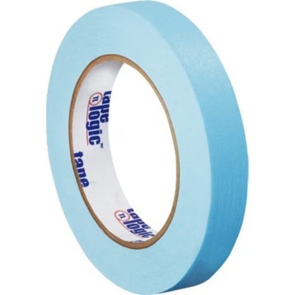 Tape Logic® Masking Tape, 4.9 Mil, 3/4" x 60 yds., Light Blue, 12/Case, Tape Logic, Mfr#: T93400312PKH