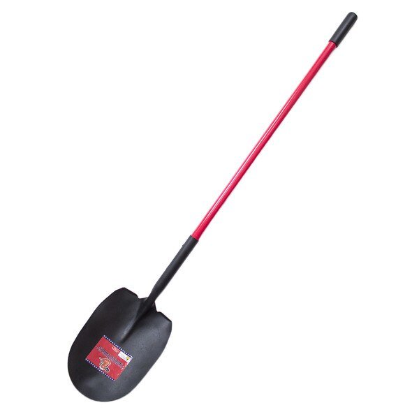 14 ga Shovel, Steel Blade, Fiberglass Handle, Bully Tools, Mfr#: 92715