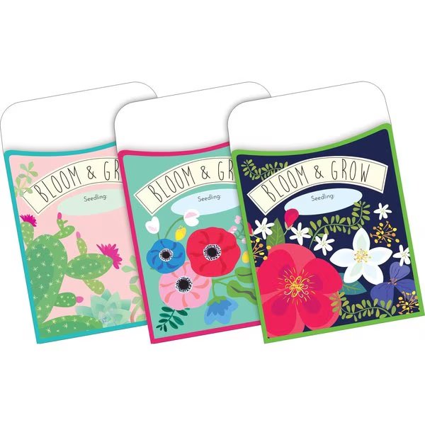 Petals & Prickles Peel & Stick Library Pockets, Multi-Designs, 30/Pack, Barker Creek, Mfr#: 1206