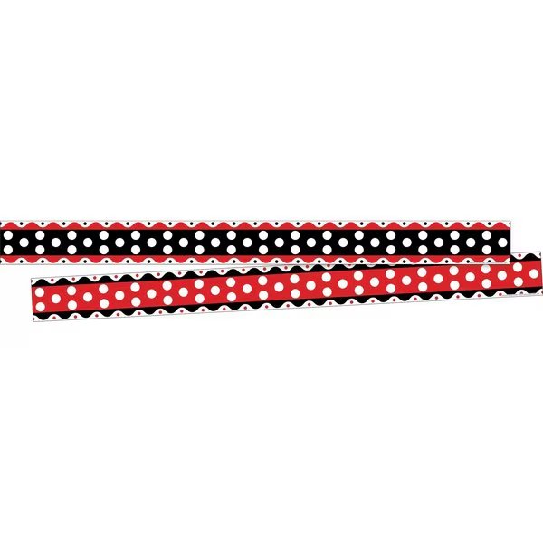 Just Dotty Double-Sided Border, 12/set, Barker Creek, Mfr#: 980