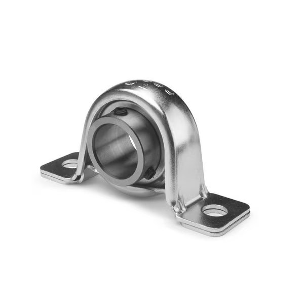 AC Unit, Pressed Steel Pillow Block, Rubber Insulated Insert, Eccentric Locking Collar, 0.5-in. Bore, Tritan, Mfr#: RPB8