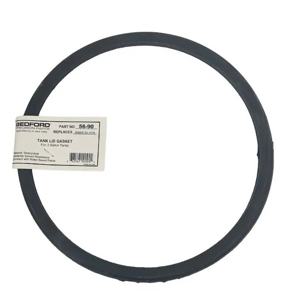 Bedford Precision Tank Lid Gasket, 2 Gallon, Stratoprene - Replacement for Graco 83-1419, Bedford Precision Parts, Mfr#: 56-90