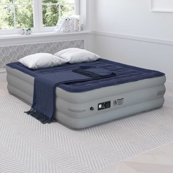 18" Queen Air Mattress - Internal Electric Pump, Flash Furniture, Mfr#: WG-AM101-18-Q-GG