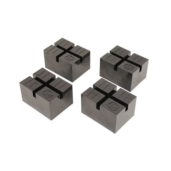 Urethane Rubber Block, PinchWeld Design, Hard Rubber, PK 4, Quickjack, Mfr#: QJ Pinch-Weld Block / Set of Four