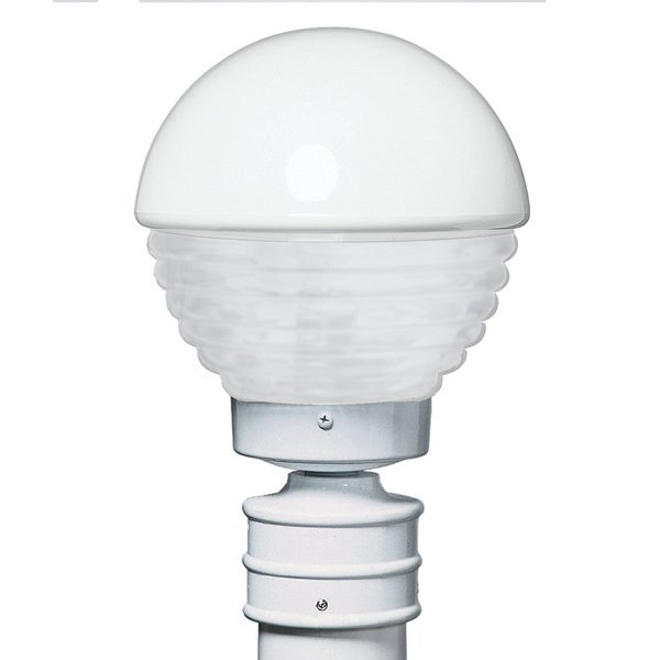 Costaluz, 3061 Series Post, White 1x75W Incandescent, Besa Lighting, Mfr#: 306153-POST-FR