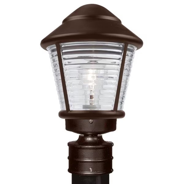 Costaluz, 3100 Series Post, Bronze 1x75W Incandescent, Besa Lighting, Mfr#: 310098-POST