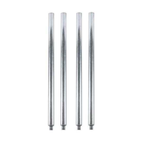 Galvanized Steel Leg 35in for Work Tables, Set of 4 Legs, Amgood, Mfr#: AMG WT-LEGS