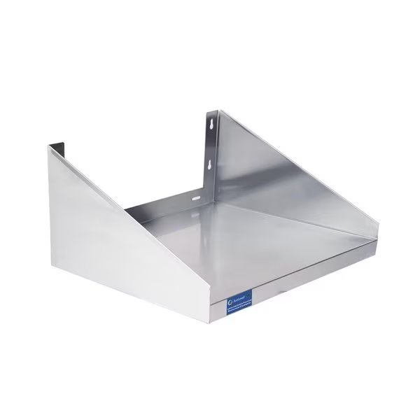 18in x 24in Stainless Steel Microwave Shelf, Metal Appliance Shelving, Amgood, Mfr#: AMG MWS-1824