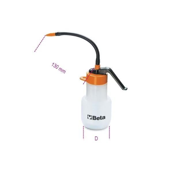 Plastic Pressure Oil Can, 250cc, Beta, Mfr#: 017540025
