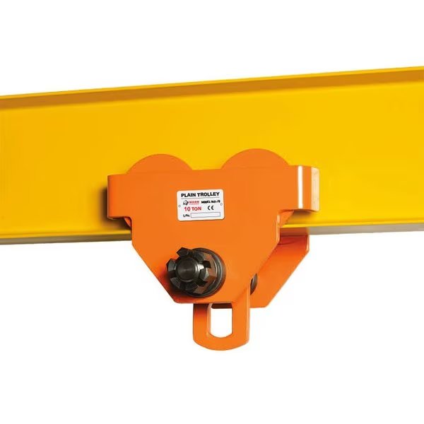 10 Ton Plain Trolley, 4.92" - 7.99", Bison Lifting Equipment, Mfr#: PT100