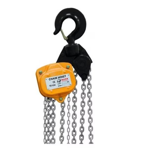 10 Ton Manual Chain Hoist, 10 Ft, Galv. Chain, Bison Lifting Equipment, Mfr#: CH100-10-G