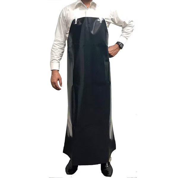 Heavy Duty Vinyl Dishwashing Apron, Black, Kleen Handler, Mfr#: BLKH-HDS-PVC-AP1BK
