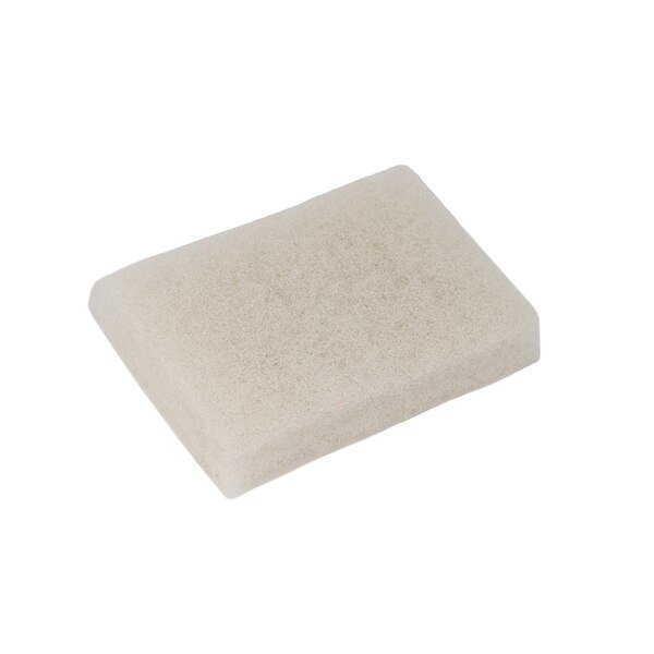 Light Duty Scrub Pad, White (5-Pack), Kleen Handler, Mfr#: BLKH-PAD-40W-5