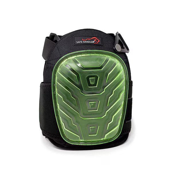 Professional Crystal Gel Knee Pads, Green, PR, Safe Handler, Mfr#: BLSH-HD-PVC-KP-2G