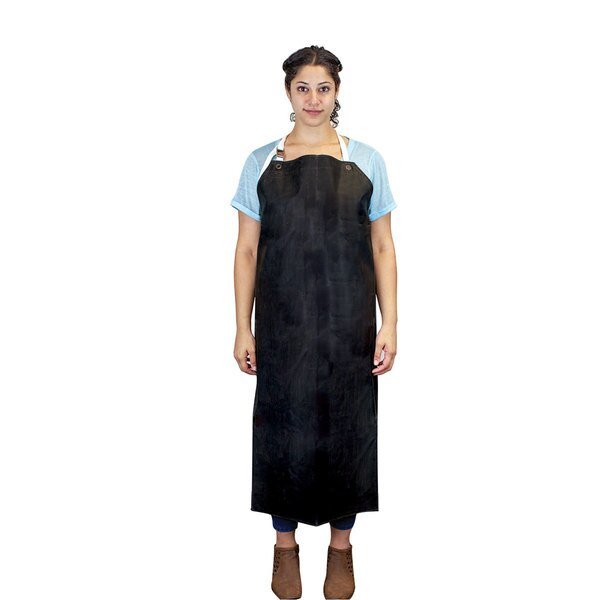 Heavy Duty Nitrile Industrial Apron, Black, OSFM, Safe Handler, Mfr#: BLSH-HDS-HYNI-AP1BK