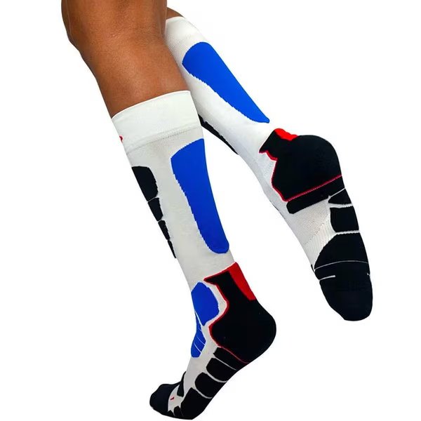 Sports Pro Compression Socks, White, PR, Zayaan Health, Mfr#: BLZH-CSSP-V-1W